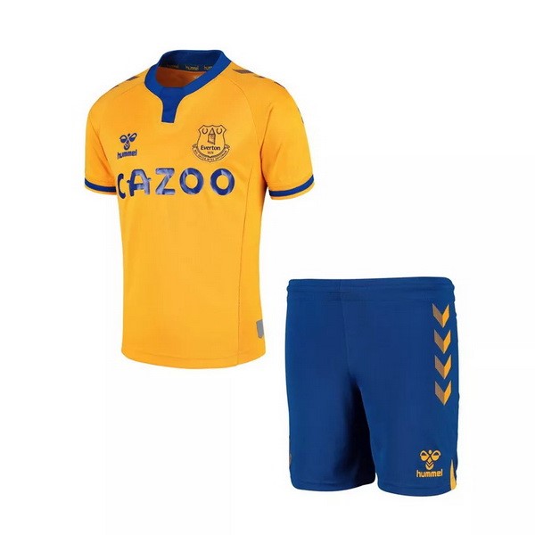 Camiseta Everton Replica Segunda Ropa Niño 2020/21 Naranja